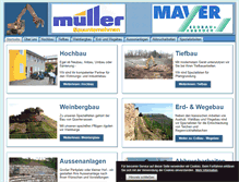 Tablet Screenshot of mit-mueller-bauen.de